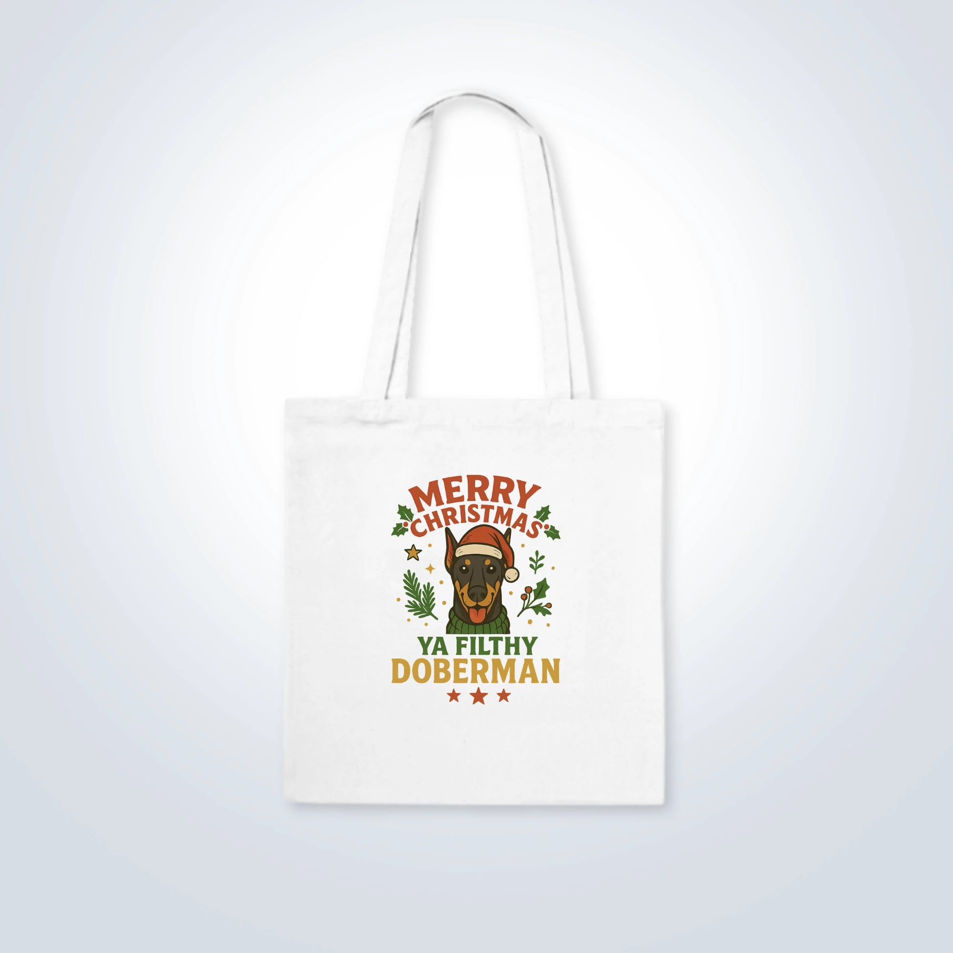 Doberman Merry Christmas Design