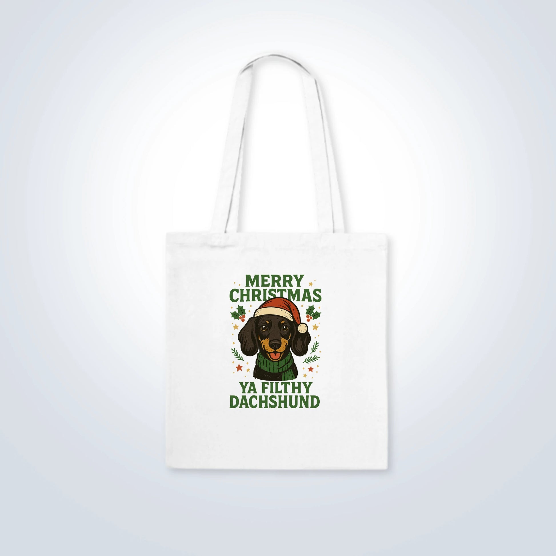 Dachshund Merry Christmas Design