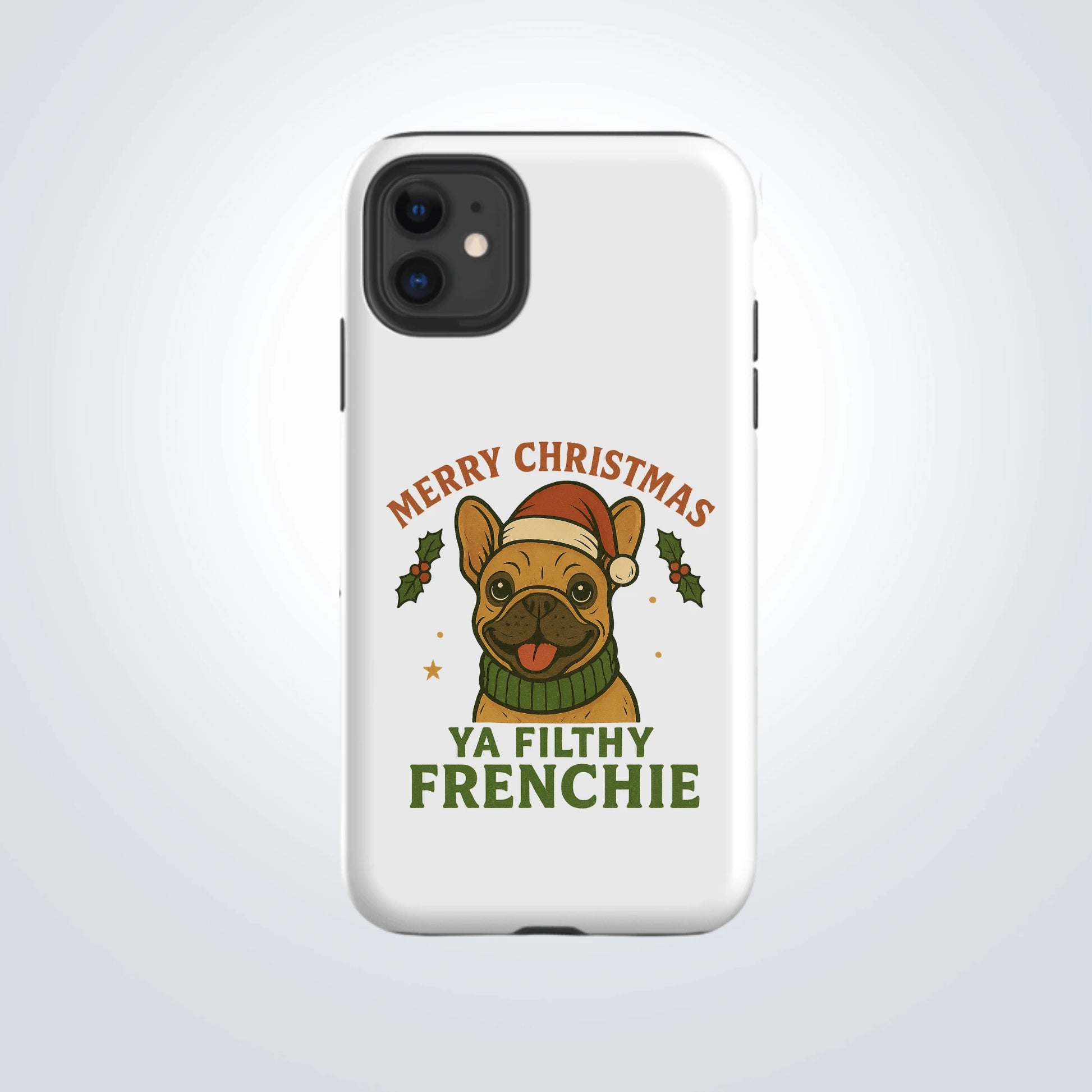 Frenchie Merry Christmas Design