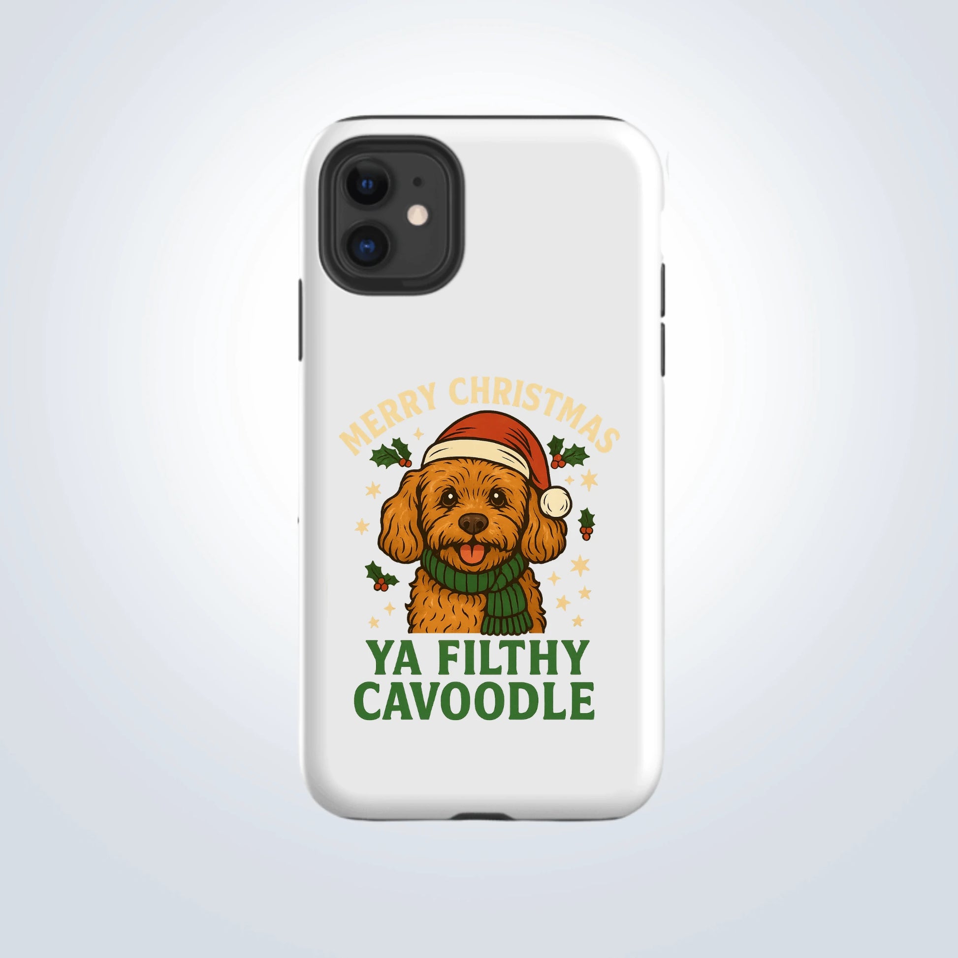 Cavoodle Merry Christmas Design