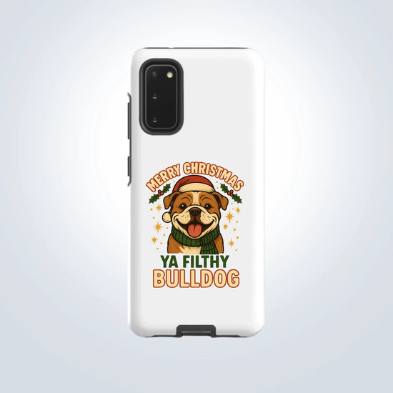 Bulldog Merry Christmas Design