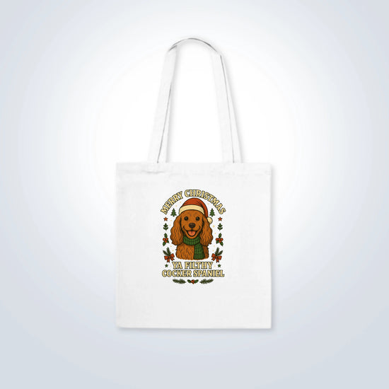 Cocker Spaniel Merry Christmas Design