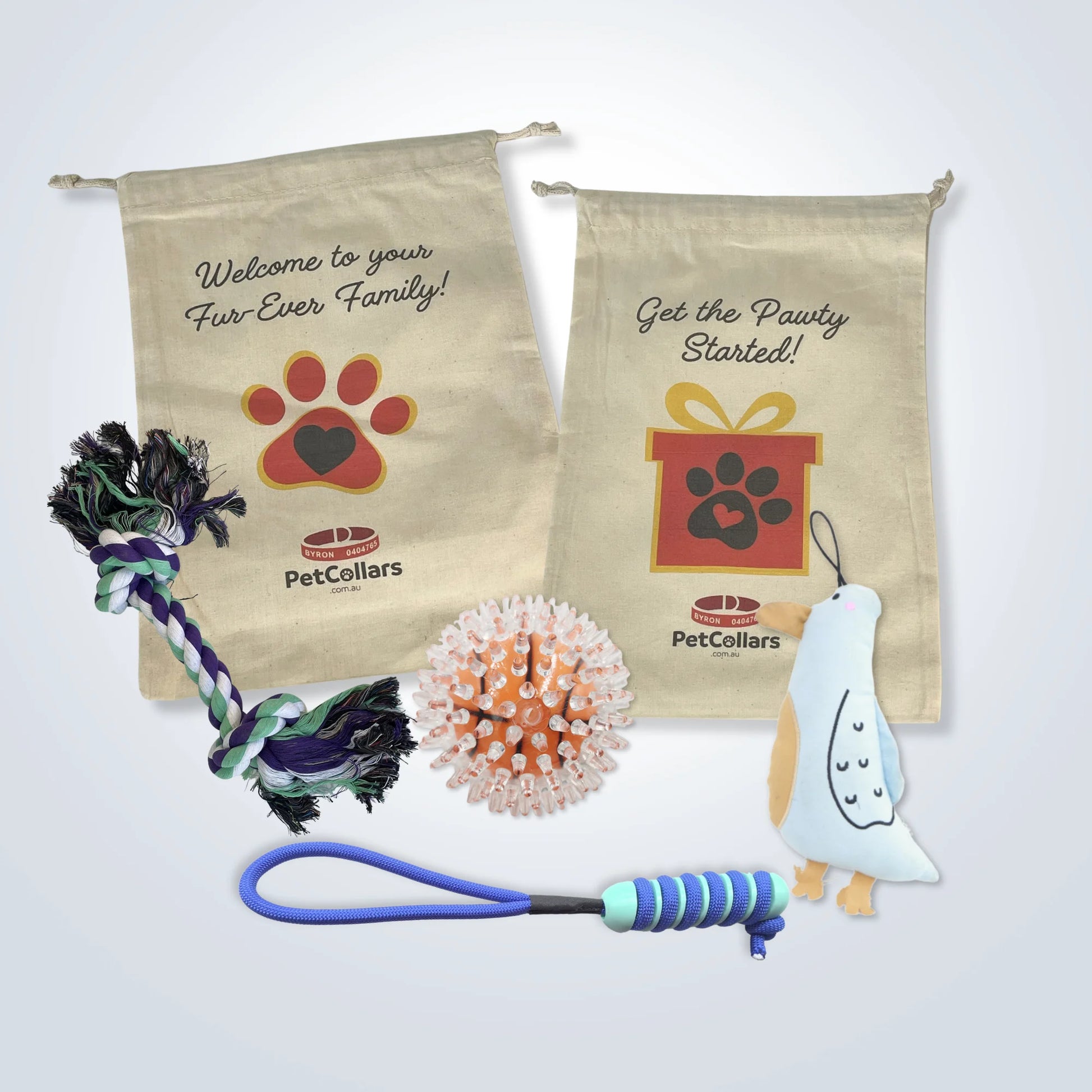 Signature Gift Set for Large Dogs with toys and gift bag