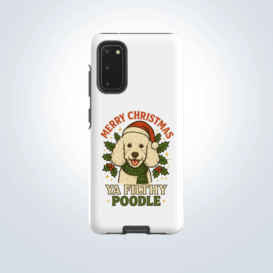 Poodle Merry Christmas Design