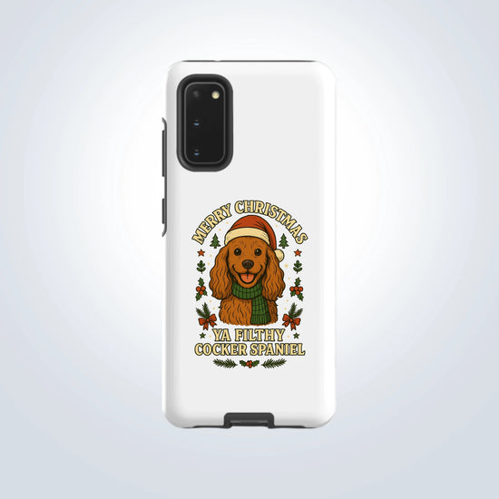 Cocker Spaniel Merry Christmas Design