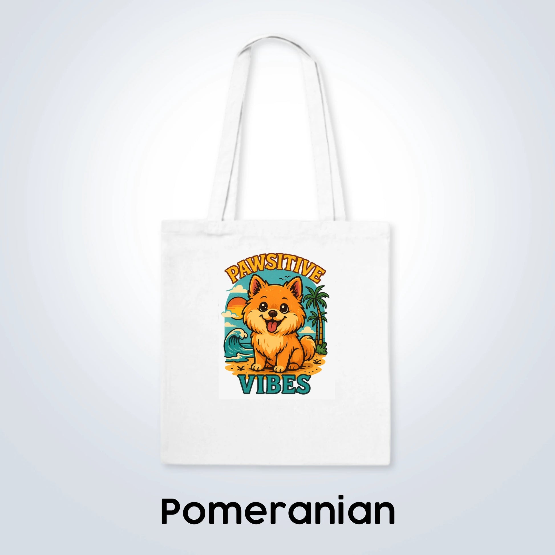 Pomeranian Pawsitive Vibes Design