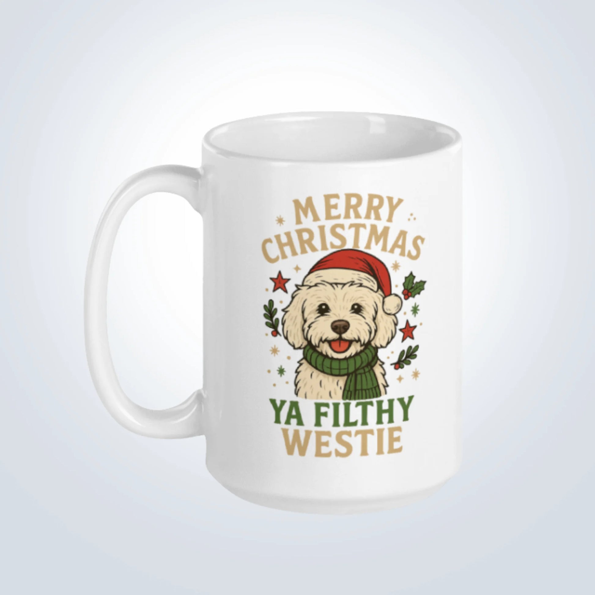 Westie Merry Christmas Design