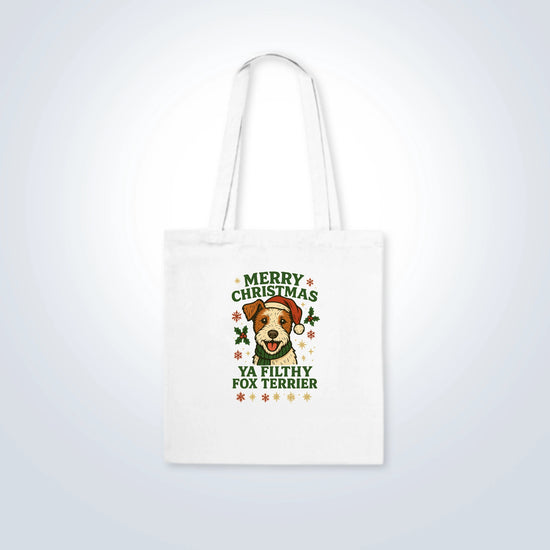 Fox Terrier Merry Christmas Design