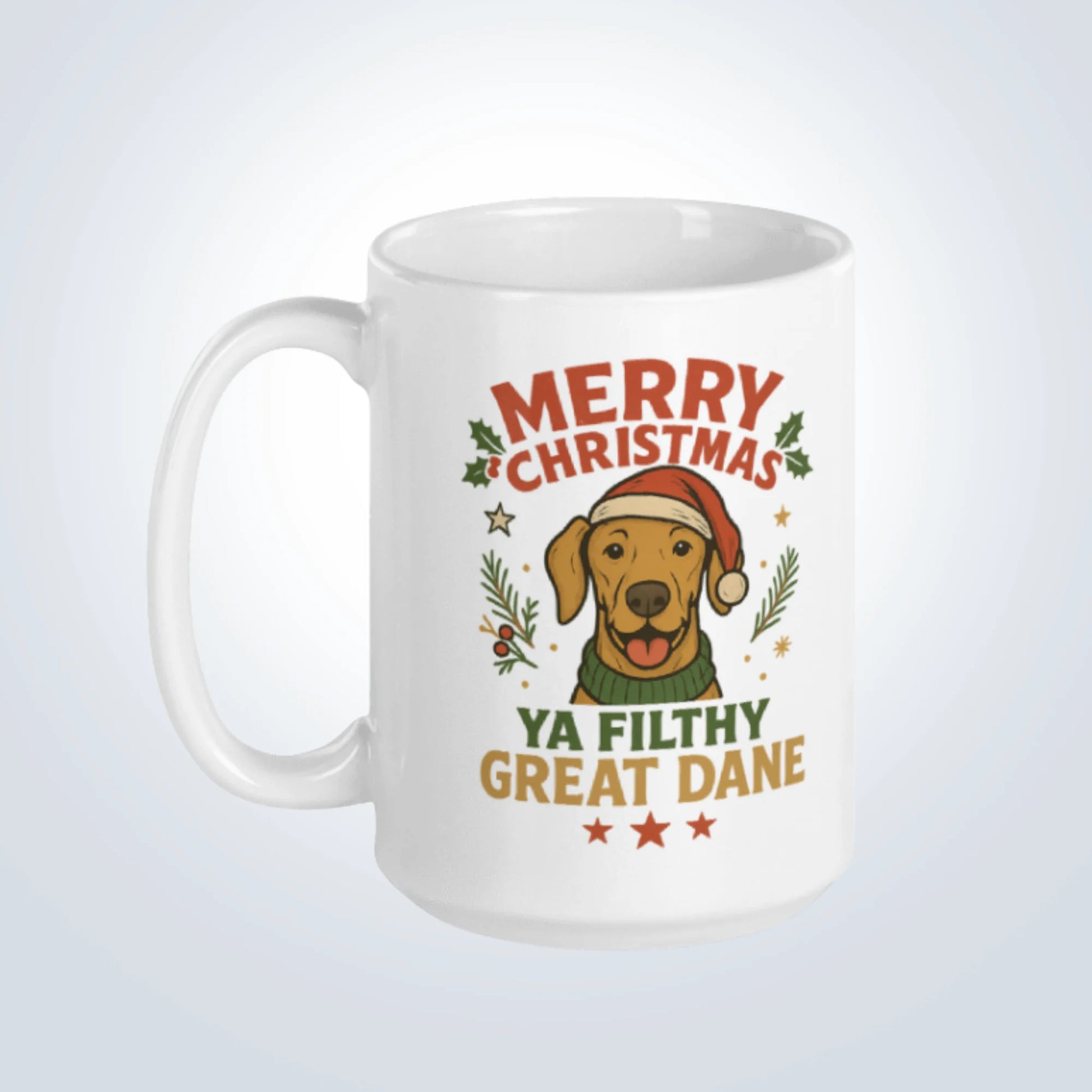 Great Dane Merry Christmas Design