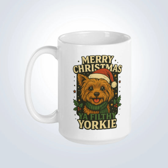 Yorkie Merry Christmas Design
