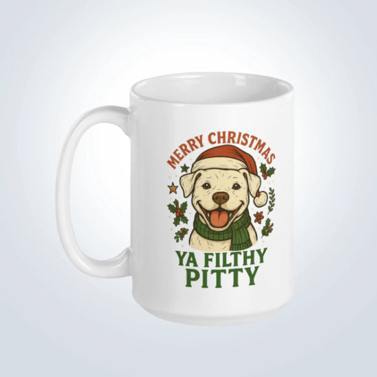 Pitbull Merry Christmas Design