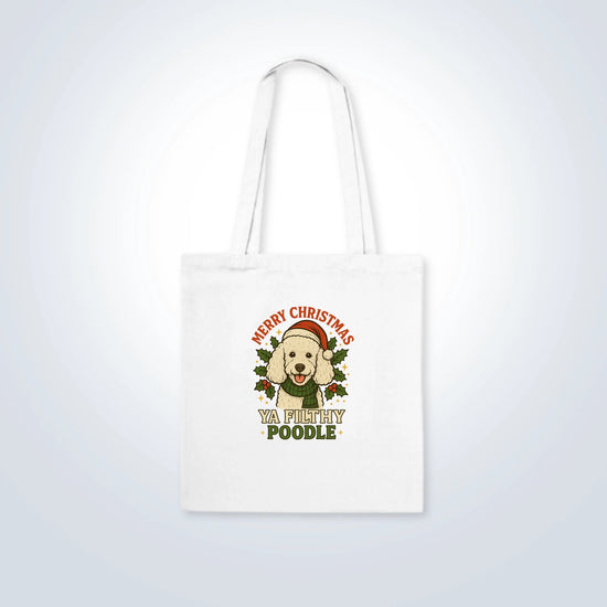 Poodle Merry Christmas Design