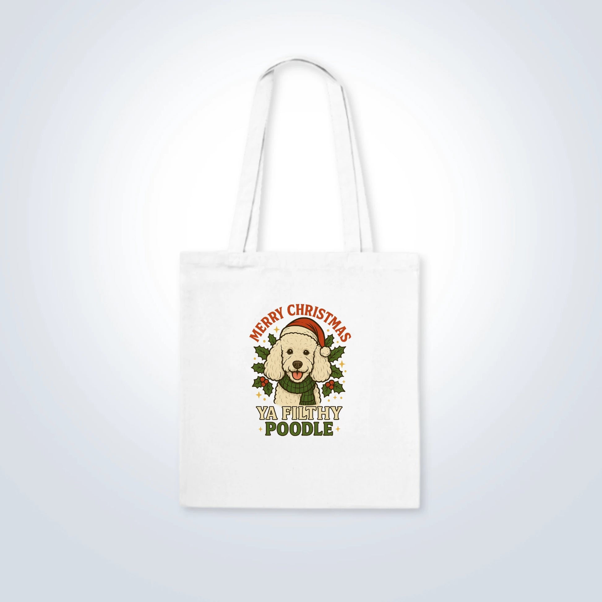 Poodle Merry Christmas Design