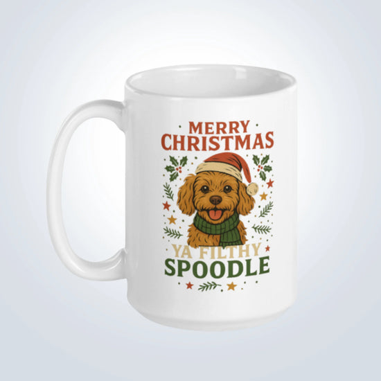 Spoodle Merry Christmas Design