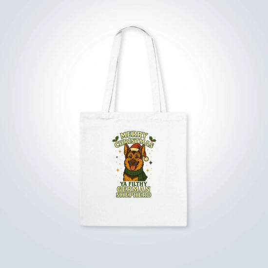 German Shepherd Merry Christmas Design