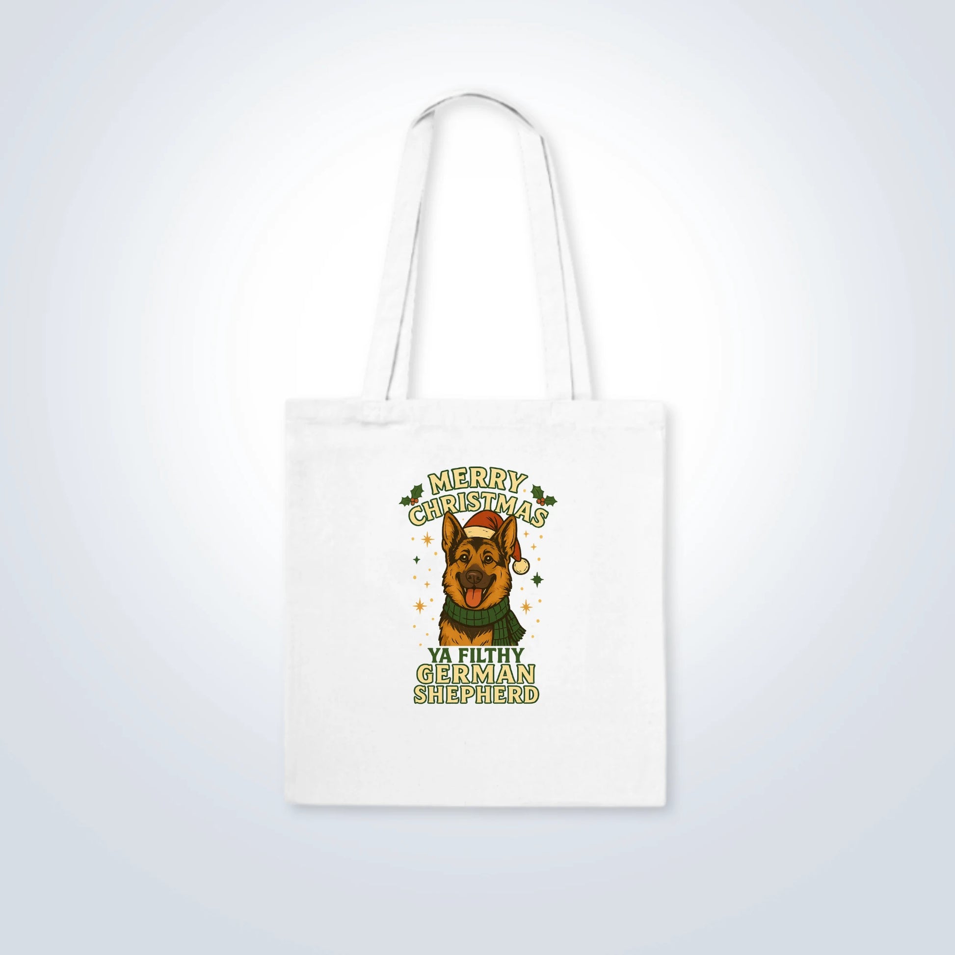 German Shepherd Merry Christmas Design