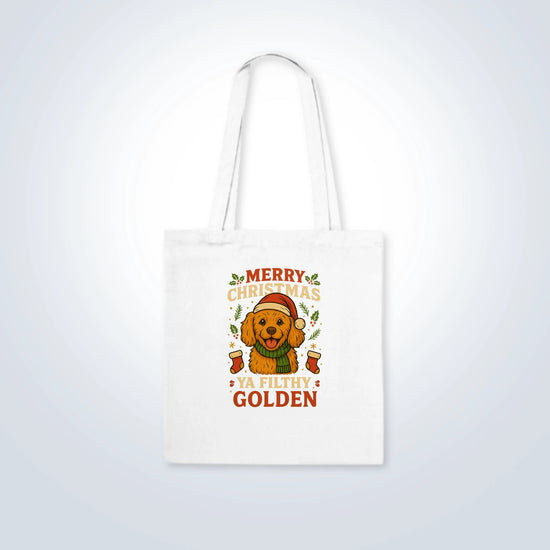 Golden Retriever Merry Christmas Design