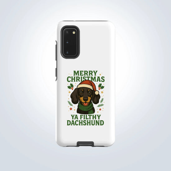 Dachshund Merry Christmas Design