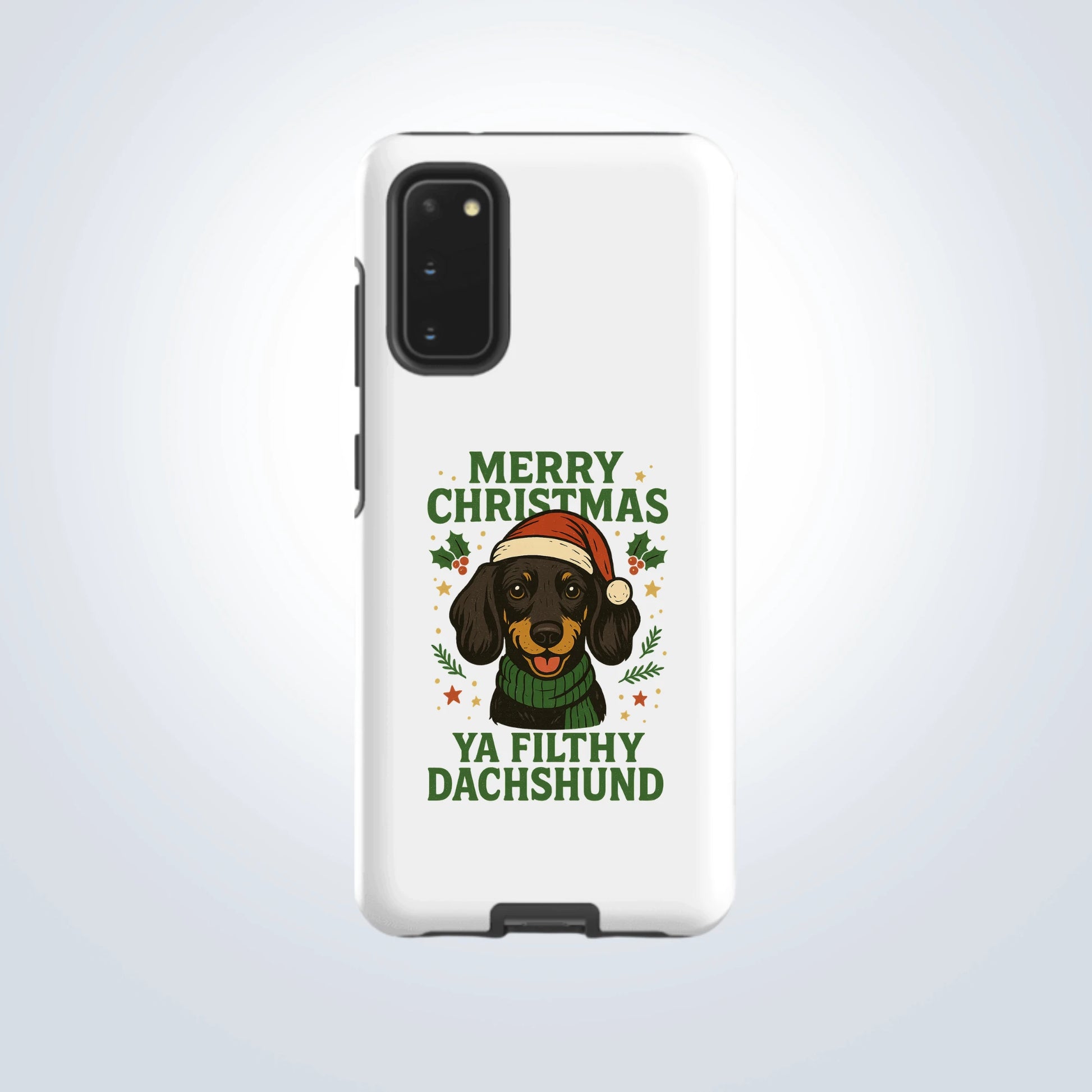 Dachshund Merry Christmas Design
