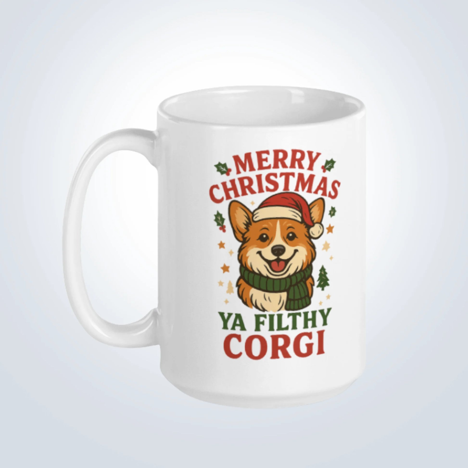 Corgi Merry Christmas Design