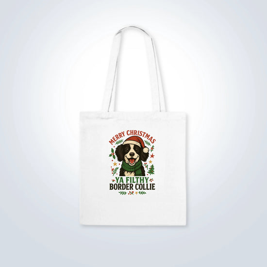 Border Collie Merry Christmas Design