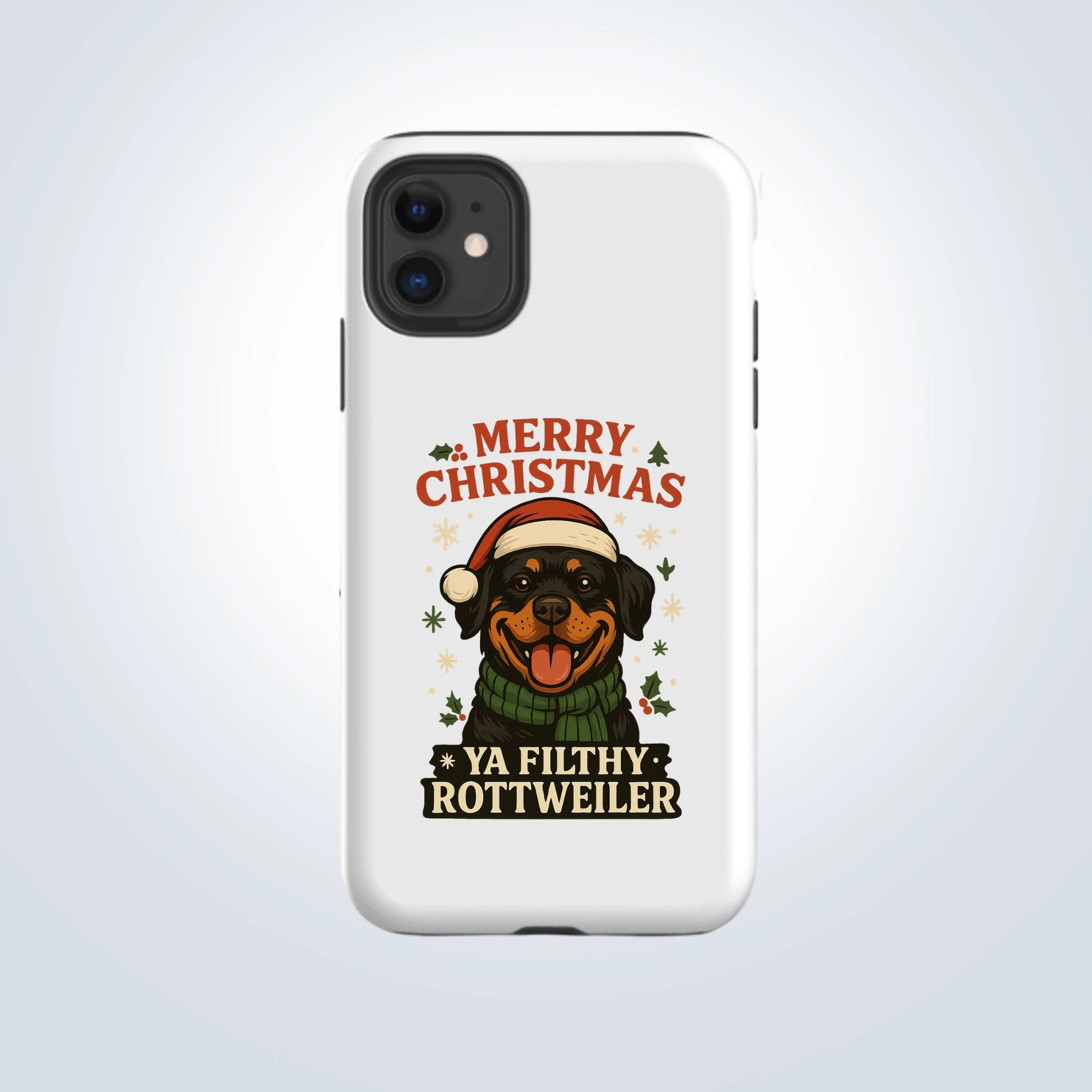 Rottweiler Merry Christmas Design
