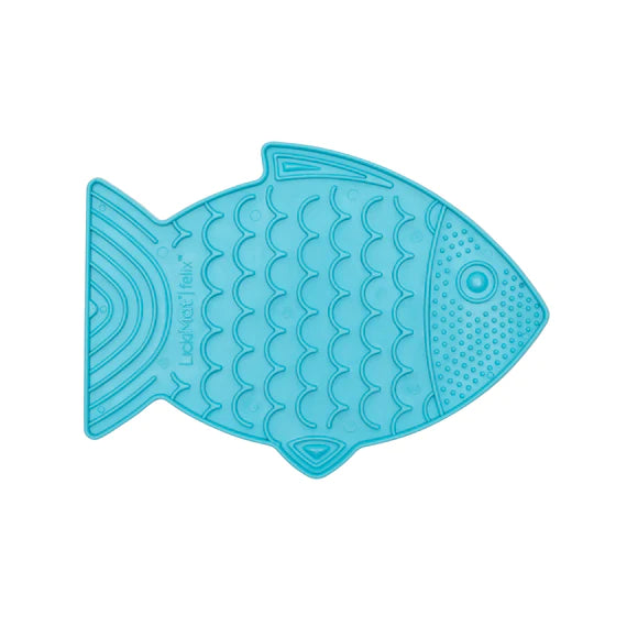 Licki Mat Felix cat lick mat blue